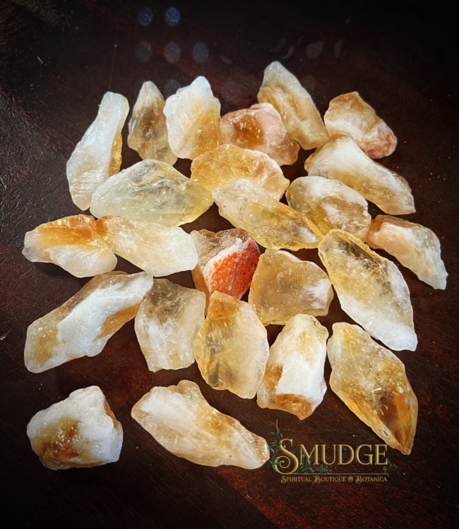 natural Citrine Points - various