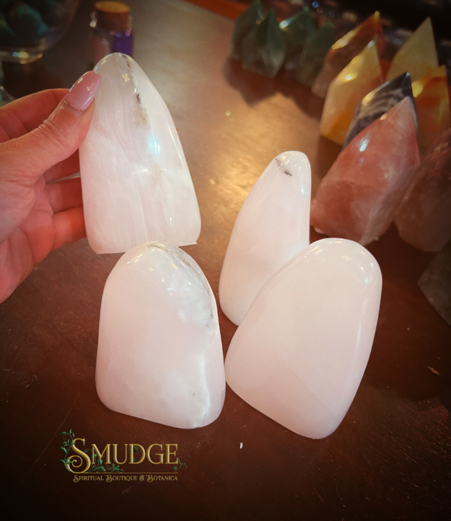 natural stone Pink Calcite Natural Free form