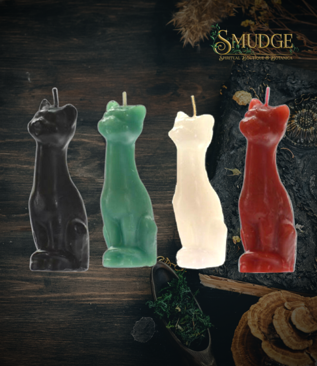 Cat Image Candle