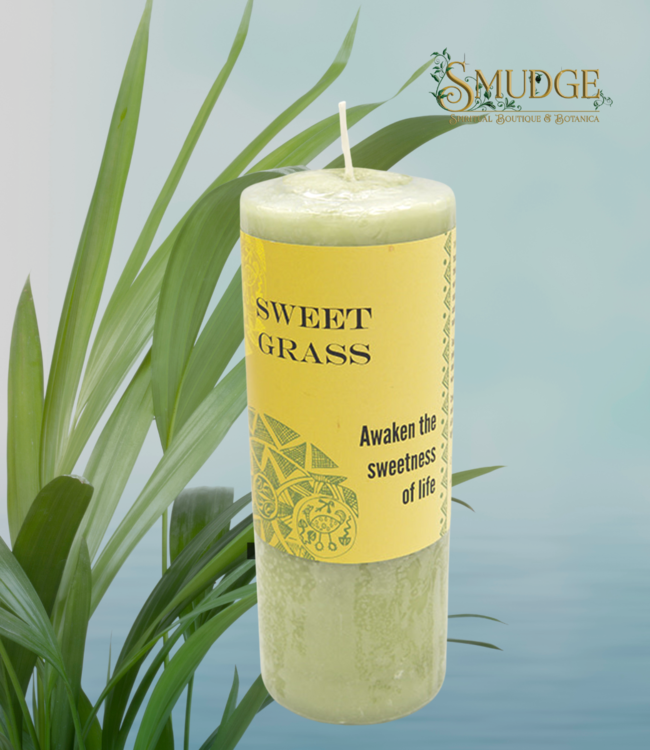 Coventry Sweet Grass Pillar Candle