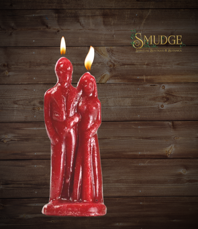 Marriage Image Candle Red