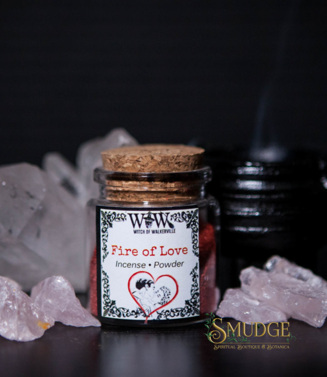 Witch of Walkerville Fire of Love Incense Powder Jar