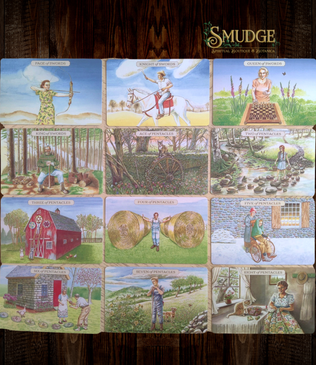 US Games Systems Pastoral Tarot: Deck & Book