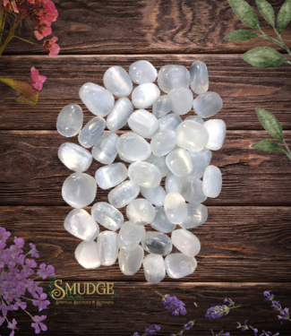 natural stone Selenite Tumbled Medium