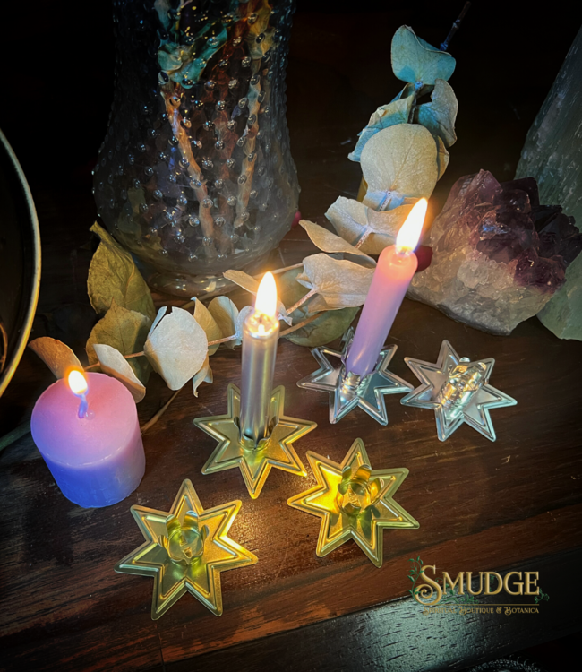 Fairy Star Chime Candle Holder