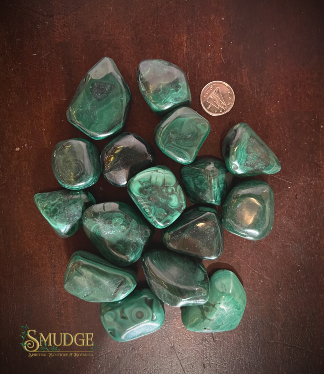 natural Malachite Tumbled XL