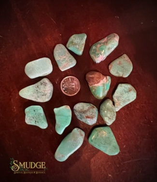 natural Chrysocolla Tumbled