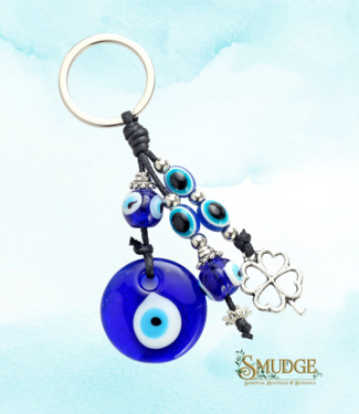 Evil Eye Lucky Key Chain