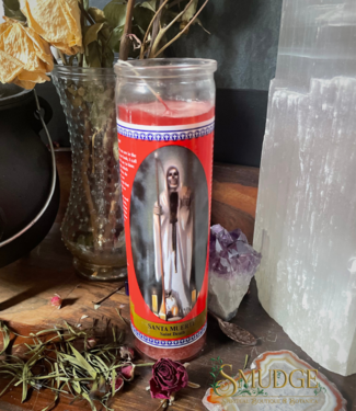 Santa Muerte 7 Day Candle - Saint Death Red