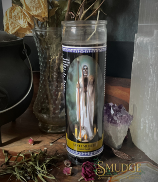 Santa Muerte 7 Day Candle - Saint Death Black