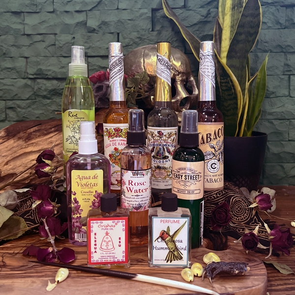 magical waters, colognes, vinegars and perfumes