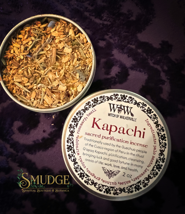 Witch of Walkerville Kapachi incense 2 oz tin