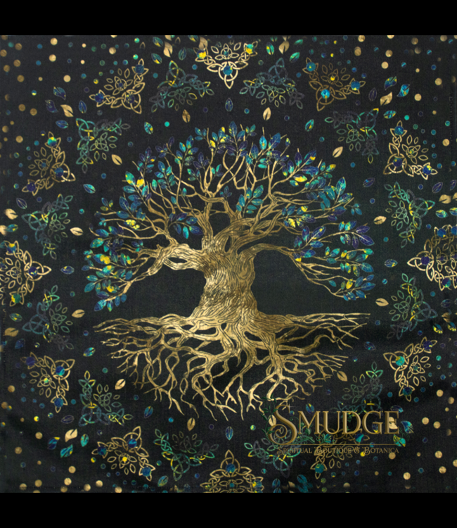 Bad Witch Tree of Life Tarot/Altar Cloth