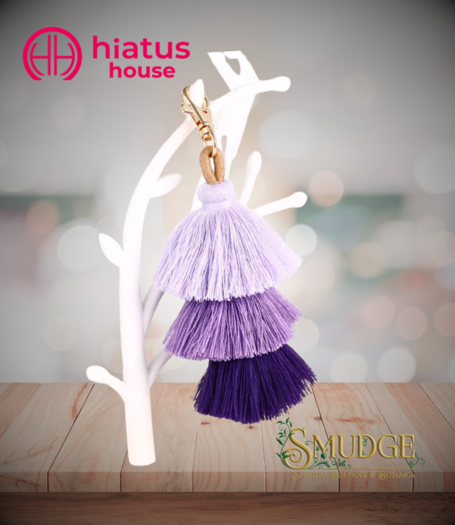 Full Of Courage - Purple Tassel / Keychain