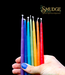Honey Candles 7 Chakra Candlestick Pack Beeswax