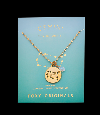 Foxy Gemini Stargazer Necklace