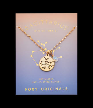 Foxy Sagittarius Stargazer Necklace