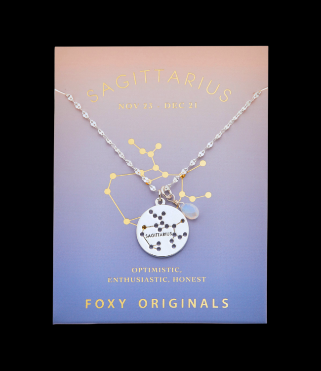 Foxy Sagittarius Stargazer Necklace