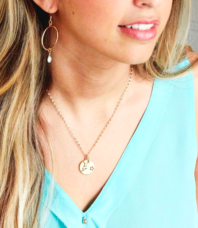 Foxy Sagittarius Stargazer Necklace