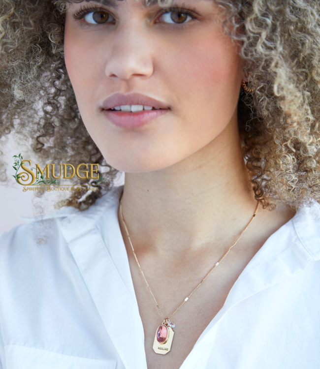 Foxy October Birthstone Necklace - Opal