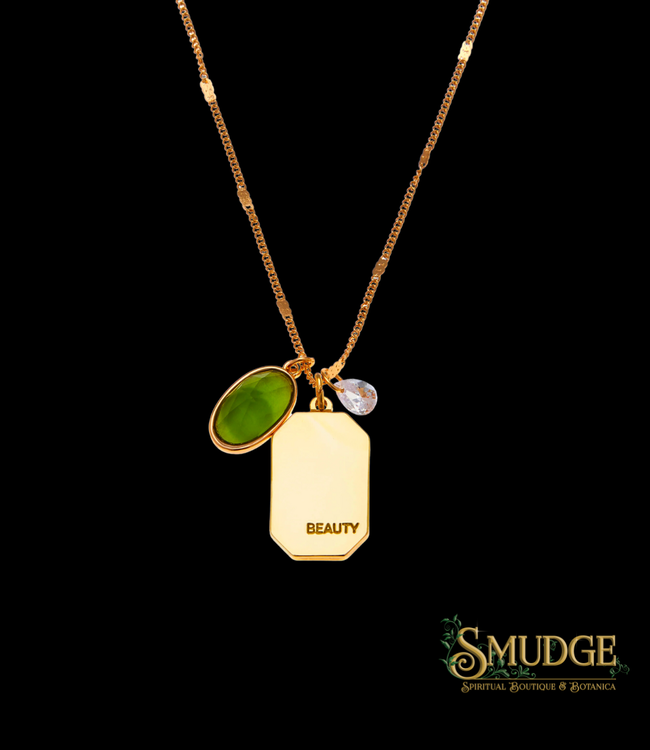 Foxy August Birthstone Necklace - Peridot
