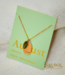 Foxy August Birthstone Necklace - Peridot