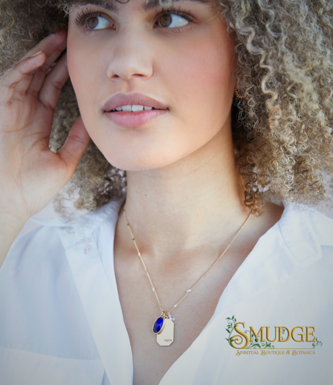 Foxy September Birthstone Necklace - Sapphire
