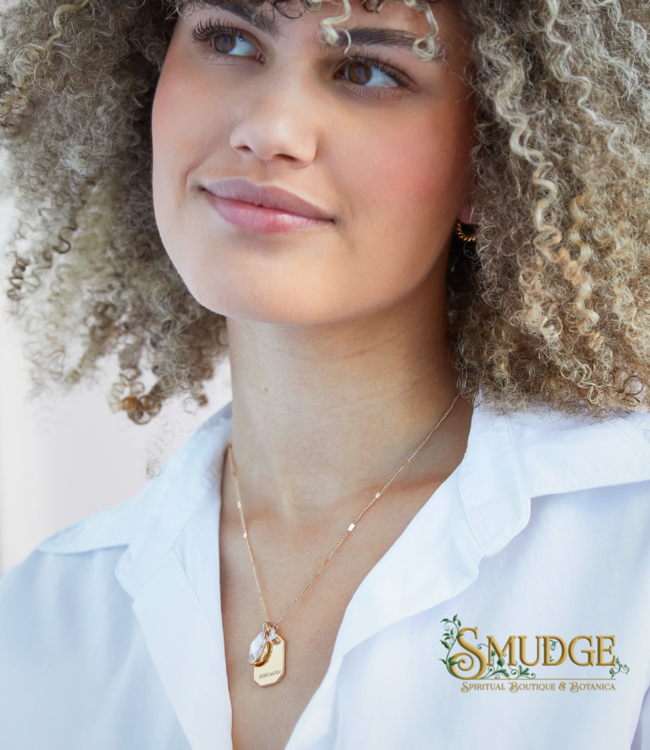 Foxy April Birthstone Necklace - Quartz