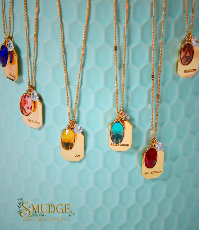 Foxy April Birthstone Necklace - Quartz