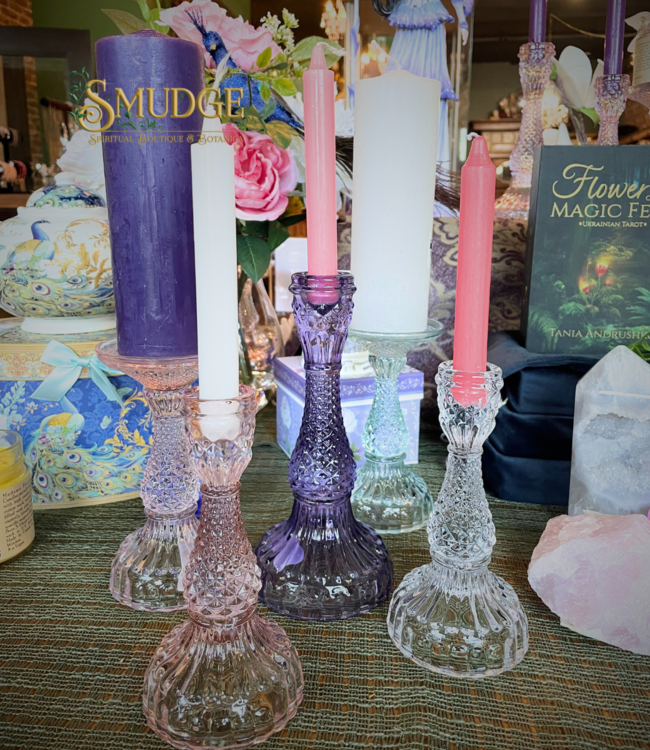 Amour Pink Pillar Holder