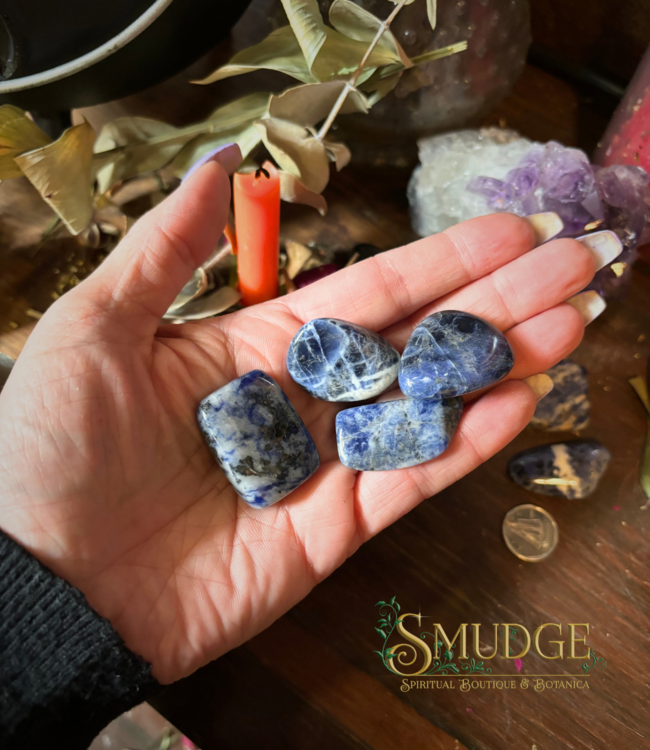 natural stone Sodalite Medium-Large tumbled
