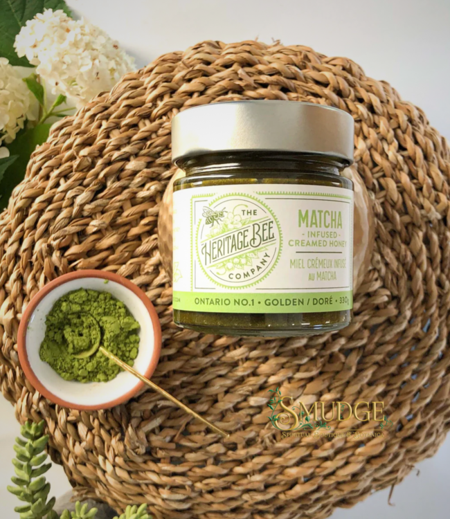 The Heritage Bee Matcha Creamed Honey 300g