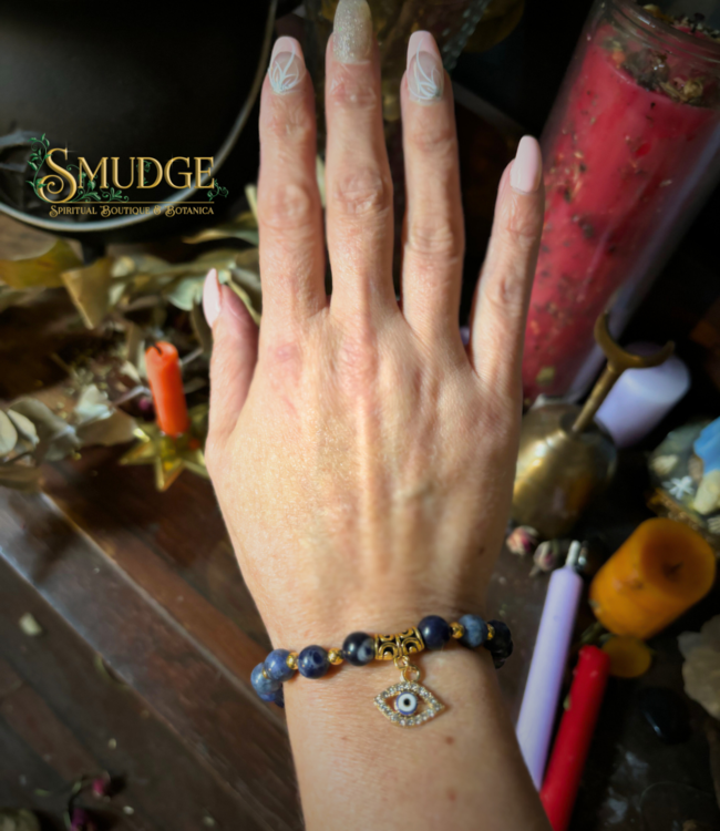 Auragem Evil Eye Sodalite Bracelet
