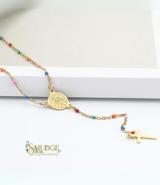 Rosary Necklace - multi