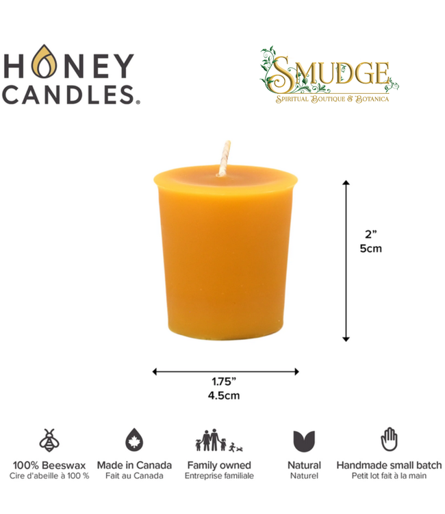 Honey Candles Country Lavender Beeswax Votive