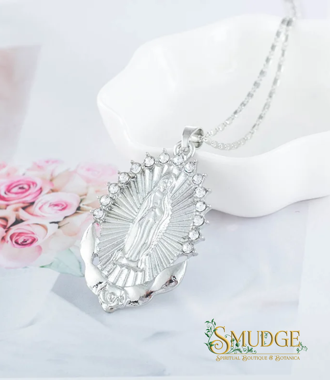 Lourdes Blessed Holy Mother Mary Necklace