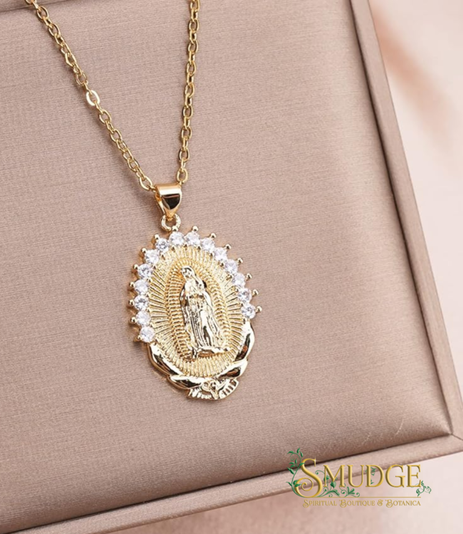 Lourdes Blessed Holy Mother Mary Necklace
