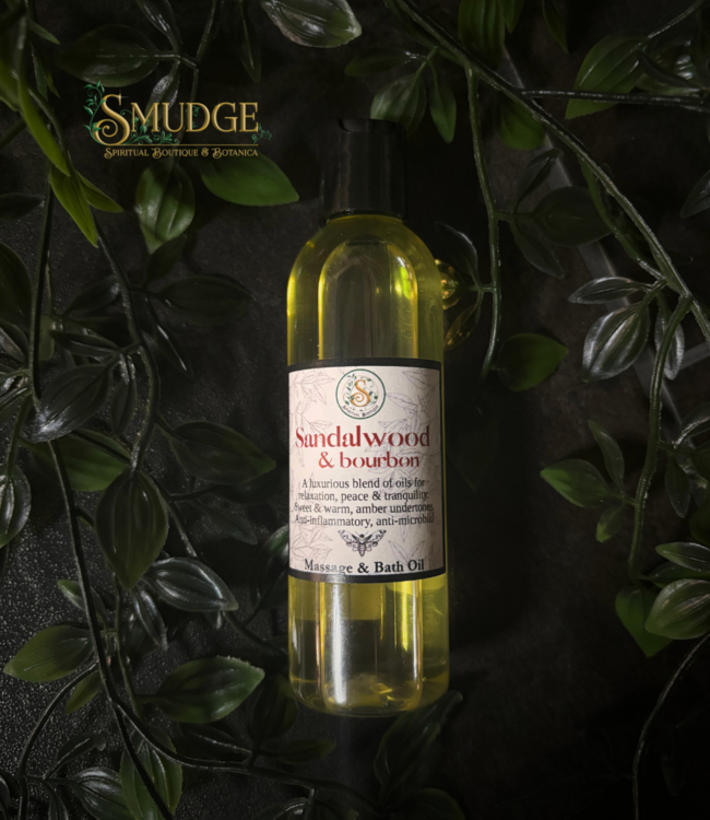 Witch of Walkerville Sandalwood & Bourbon Massage & Bath Oil