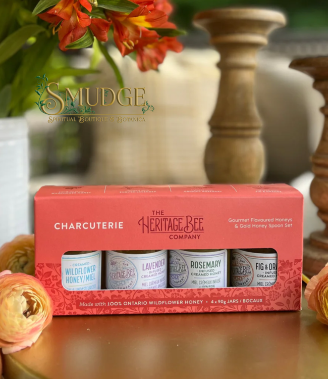 The Heritage Bee Charcuterie Gourmet Honey Gift Set