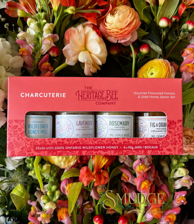 The Heritage Bee Charcuterie Gourmet Honey Gift Set