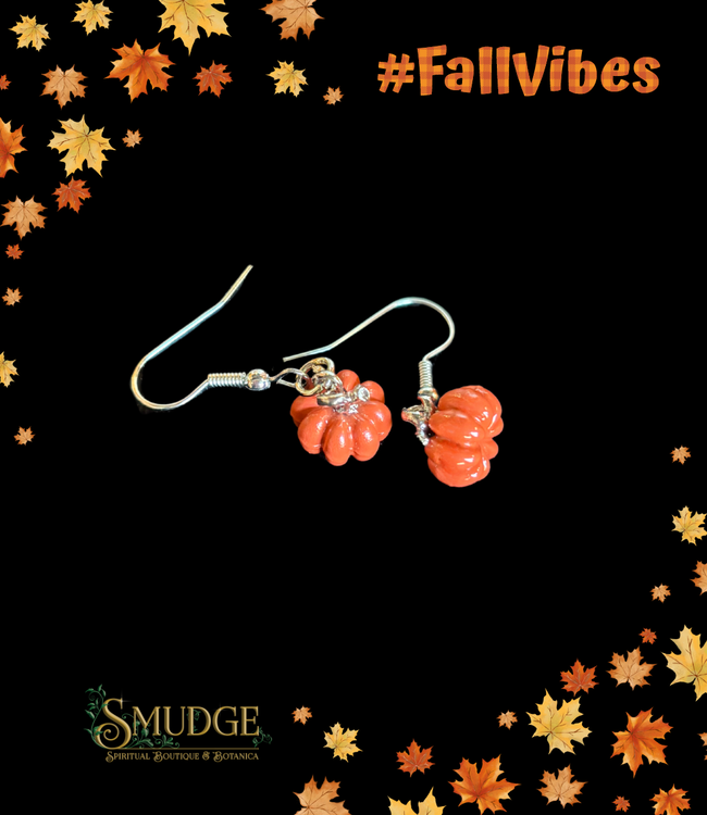 Bad Witch Pumpkin Earrings