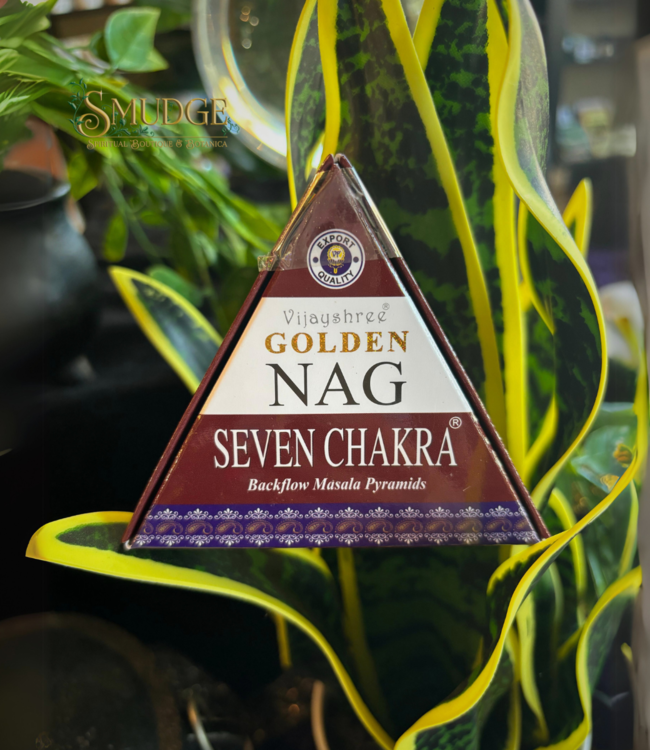 Golden Nag Seven Chakra Backflow Incense