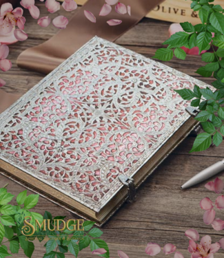 Paperblanks Silver Filigree Journal - Blush Pink