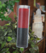 Double Action 7 day candle red top & black bottom