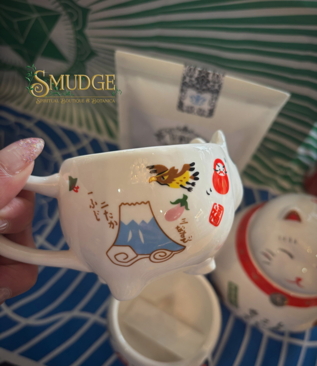 Bindu Lucky Cat Meneki Neko Prosperity Tea Set