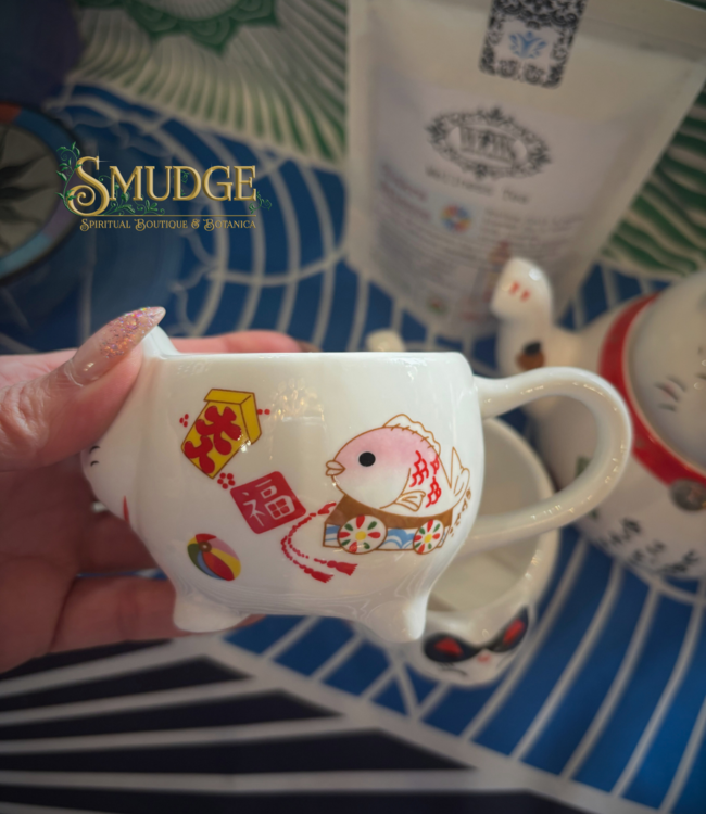 Bindu Lucky Cat Meneki Neko Prosperity Tea Set