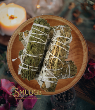 natural White Sage & Rue (Ruda) 5"