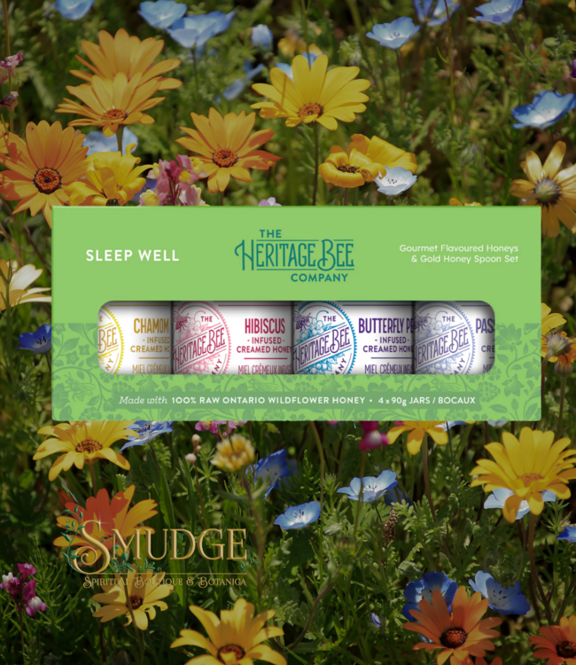 The Heritage Bee Sleep Well Gourmet Honey gift set