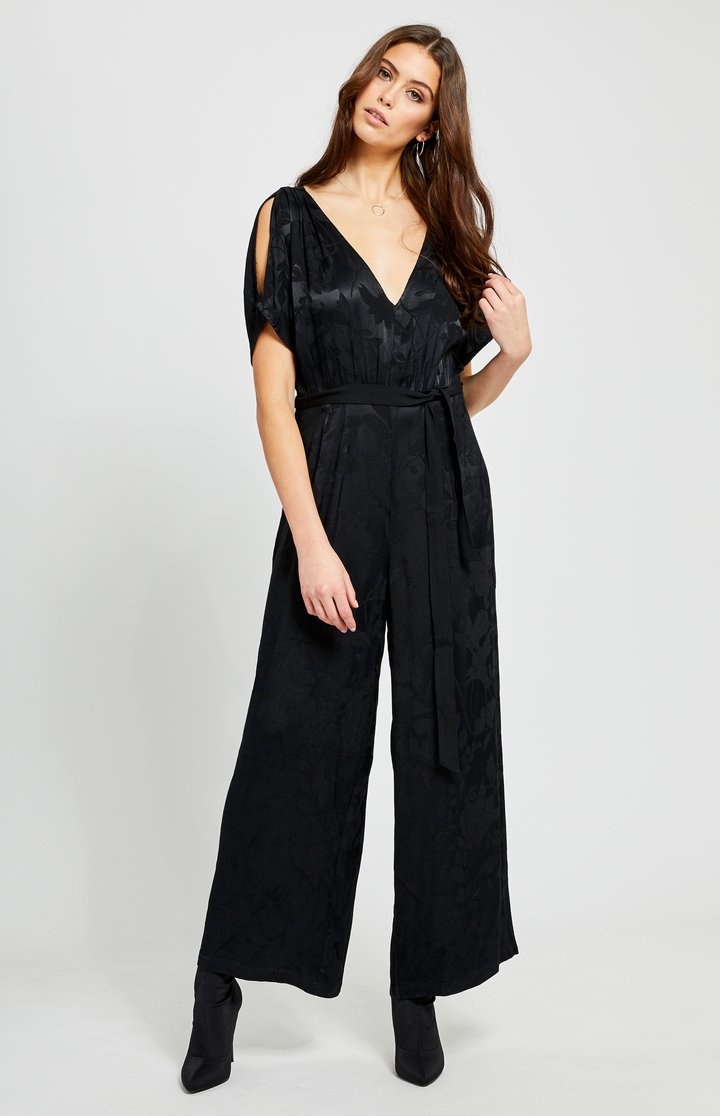 ankle tie jumpsuit