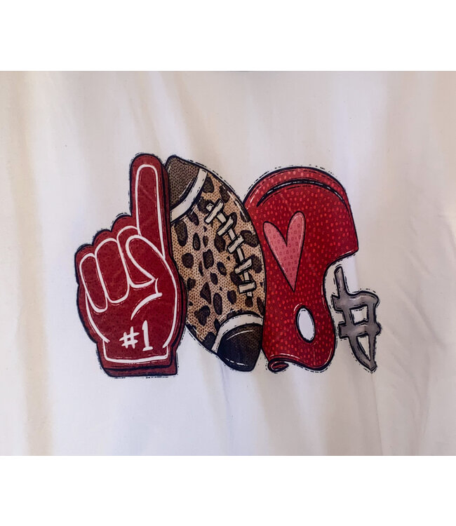 CALI BOUTIQUE FOOTBALL TEE